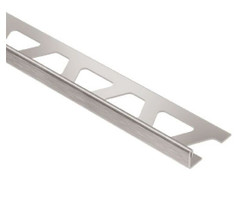Schluter Schiene 8' Brushed Stainless Steel Profile